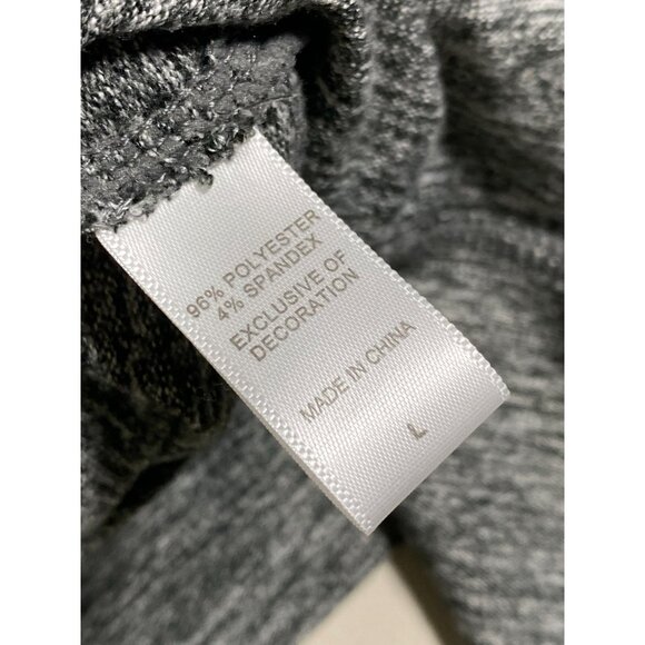 Cuddl Duds Open Front Lightweight Cardigan Sweater Gray Long Sleeve Womens Large - Picture 4 of 11